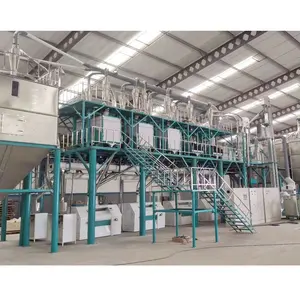 Hongdefa 100Tonne Maize Flour Making Corn Mill Machine