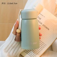 Grossiste Mini bouteille d'eau potable portable de 250ml en acier inoxydable 304 avec isolation sous vide Poignée de bouteille d'eau en gel de silice
