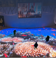 Wasserdicht 3d Tanz P3.91 P4.81 auf dem Boden stehende led-Anzeigenbildschirm-Panels led-Bildschirm Tanzfläche