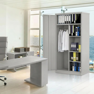2 Door Steel <b>Locker</b> Cabinet Office Furniture KD Double Door Filing Storage Cabinet Two Door Steel Wardrobe <b>Locker</b> with Shelves - Product Image 5