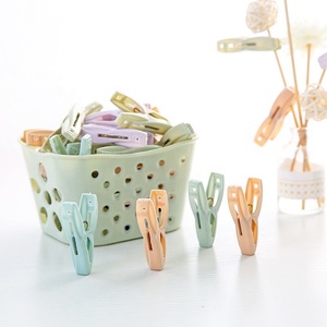 30pcs Plastic Clothes Pegs Laundry Clothespin Clothes Pins Storage Organizer Quilt Towel <strong>Clips</strong> Spring With Basket Cabides <strong>Hanger</strong> - Product Image 3