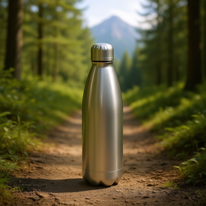 Botella de agua de acero inoxidable con aislamiento al vacío de 0.5L, termo de doble pared para uso en exteriores - Product Image 3