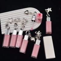 Vente en gros de gloss à lèvres végétaliens très demandés, longue tenue, hydratants, scintillants, huiles à lèvres pailletées, rouges à lèvres liquides mats, avec porte-clés