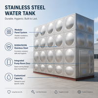 Tanques de Almacenamiento de Agua de Acero Inoxidable Duraderos para Obras de Construcción en Tanzania - Depósito Industrial de Gran Capacidad