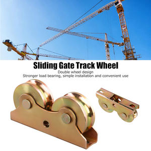 Roulettes à double gorge en V/Y/U, roues en acier robustes <span class=keywords><strong>pour</strong></span> portails coulissants - Product Image 5