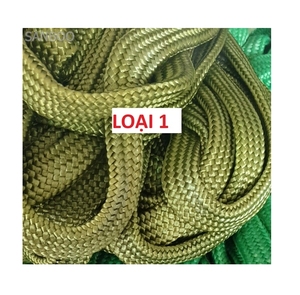 Sangle de fixation plate tressée personnalisée, largeur 2 cm, 1-30 cm, sangle utilitaire vietnamienne pour le fret, l'emballage et la fixation de charge - Product Image 1
