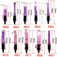 Automatische Sexmaschine Vibrator Silikon Kristall mit Dildo Mini Massagegerät für Frauen zur weiblichen Masturbation