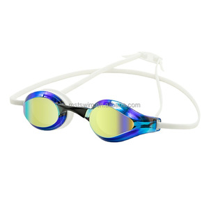 Las mejores gafas de natación de carreras ajustables profesionales reflejadas con diseño de moda para la competición - Product Image 5