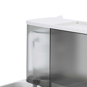 Ciotola per Cibo e Acqua per Animali Domestici, Dispenser Automatico con Supporto Rialzato, Doppia Ciotola per Cani e Gatti - Product Image 3