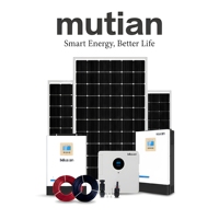 Système solaire Deye 20kW 30kW onduleur hybride batterie lithium usage domestique