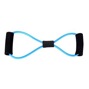 Bande de Résistance TPE en Forme de 8 à Haute Élasticité et Résistance Moyenne, Tube Élastique Portable pour Entraînement de Fitness du Dos et des Épaules - Product Image 2
