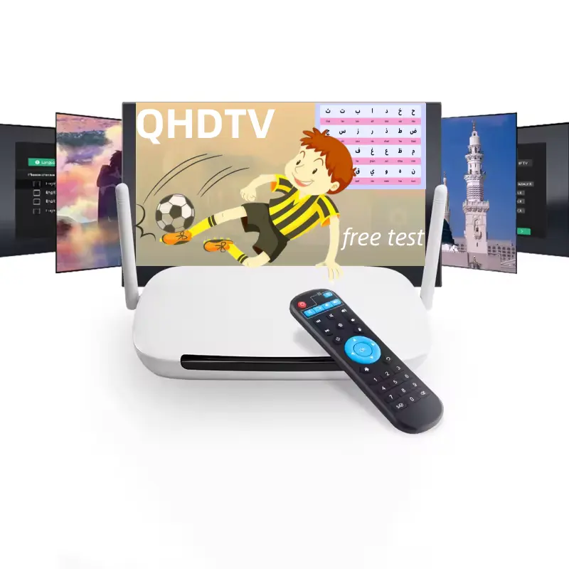 Ổn định Android TV Box m3u qhdtv IPTV Set Top Box HD 12 tháng Thông Minh 4k thử nghiệm miễn phí Movie Video Player cho đại lý bán lẻ