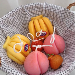 แม่พิมพ์ซิลิโคนผลไม้ 3 มิติ DIY สำหรับทำเทียน/เค้ก/สบู่ รูปทรงลูกแพร์ ทุเรียน เลมอน มูสเค้ก แม่พิมพ์ซิลิโคนผลไม้สำหรับทำเทียน - Product Image 2