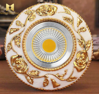 Lampu Sorot LED Downlight Universal Smart Eropa 5-10cm, Lampu Plafon Terpasang 7.5cm Cut-Out