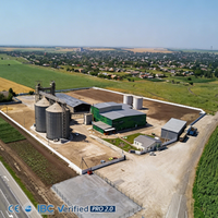 Bâtiment Agricole Moderne Certifié CE CWB en Structure Acier Préfabriquée pour Ferme et Hangar à Volailles/Élevage