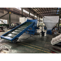 EPS Styropor Kaltpress-Recyclinganlage mit Beutelsilo