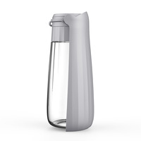 Distributeur d'eau portable pliable moderne de grande capacité, étanche, pour chats et chiens, utilisation en extérieur, forme de bouteille, en plastique