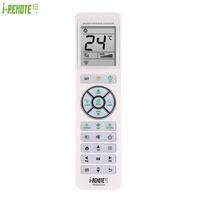 Control remoto universal inteligente inalámbrico 2 en 1 para aire acondicionado y TV, con funciones de aprendizaje y códigos fijos, de plástico, ¡en oferta!