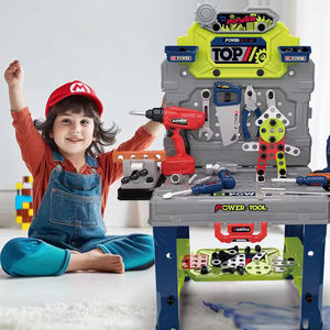 Perceuse électrique de réparation pour enfants d'âge préscolaire, ensemble d'outils de construction en plastique avec son - Product Image 4