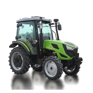 90 hp china fabricação barato fazenda 4 rodas carro jardim trator barato para a agricultura com acessórios