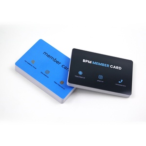 บัตรพีวีซีแบบกำหนดเองจากโรงงาน บัตรธุรกิจหรูหราพร้อม NFC บัตรธุรกิจใสระดับไฮเอนด์ บัตรสมาชิกวีไอพีพลาสติก - Product Image 2