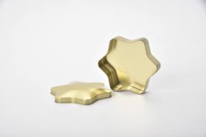 Tarro de Metal de almacenamiento en forma de estrella personalizado Offset impreso recuerdo coleccionable estaño artesanías de Metal hechas a mano - Product Image 5