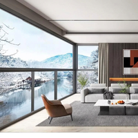 Fenêtre coulissante en aluminium à rupture de pont thermique pour toute la maison, résistante au déformage, idéale pour la rénovation – Vente en gros