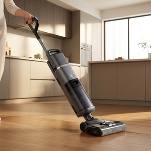Nettoyeur de sol intelligent <span class=keywords><strong>sans</strong></span> <span class=keywords><strong>fil</strong></span>, <span class=keywords><strong>aspirateur</strong></span> humide <span class=keywords><strong>et</strong></span> sec portatif avec double brosse rotative autonettoyante, puissant pour les sols <span class=keywords><strong>et</strong></span> les tapis de la maison - Product Image 6