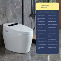 Haute Qualité Sanitaire Automatique Intelligent Cuvette De Toilette Salle De Bains Au Sol Bidet Commode Smart Toilette pour Hôtel