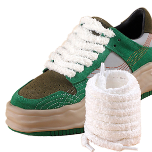 WEGOODZF Lacci per Scarpe Personalizzati in Morbido Pile 7MM, Unisex, Multiuso, in Poliestere, Tinta Unita, Abbinamento Colori, Vendita all'Ingrosso - Product Image 1
