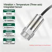 Capteur de température à vibration haute fréquence RS485, capteur MEMS industriel pour la surveillance des roulements et des machines