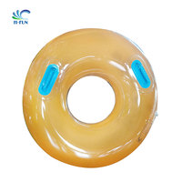 Anneau de piscine gonflable robuste transparent, parc aquatique, anneau en caoutchouc, tube flottant pour piscine