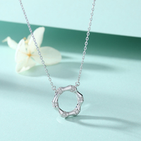 Collier en argent 925 avec pendentif hexagonal en zircone CZ pour femmes, vente en gros, fabricant de bijoux en vrac