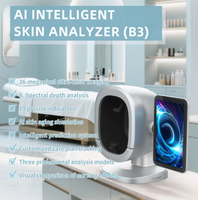 CE Formation en ligne Ai Analyseur de diagnostic de la peau du visage Testeur facial Scanner Machine d'analyse de la peau avec miroir de visage magique Analyseur de peau
