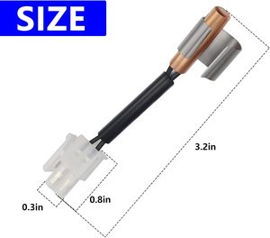 W10383615 para Termistor de Refrigerador, Conector de Clip, Cables Eléctricos de Alta Eficiencia para Piezas de Refrigeradores, Congeladores e Inversores - Product Image 2