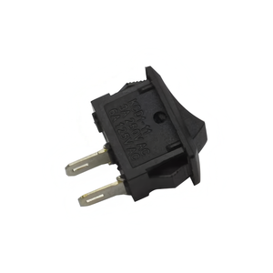 Manufacturer <strong>Supply</strong> KCD1-11 Model 2 <strong>Pin</strong> Black 2 Position Rocker Switch on / Off Black Boat Switch - Product Image 2