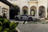 Jantes forgées NL5 20/21 pouces 1 pièce, PCD 5*112/5*130 CB70.2, finition noir satiné brillant, compatibles Lamborghini Huracan Revuelto