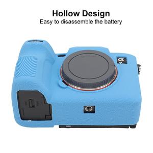 Funda Protectora de Silicona con Textura de Lichi para Cámara <span class=keywords><strong>Sony</strong></span> <span class=keywords><strong>Alpha</strong></span> 7V ILCE 7M5, Resistente a Impactos - Product Image 6
