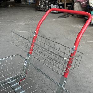 Chariot de jardinage <span class=keywords><strong>grand</strong></span> format fermé avec plateau de transport <span class=keywords><strong>en</strong></span> acier galvanisé, chariot de pépinière plat, personnalisable OEM, pour le transport d'outils - Product Image 6