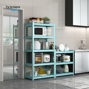 China IYANEN Fabrik Metall Wohn möbel 5 Schicht Stahl Bücherregal Schrank Bücherregal maßge schneiderte Büro Buch Lager regal Regal - Product Image 2