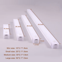 Lampu Sensor Gerak Dinding Magnetik USB Isi Ulang untuk Dalam Ruangan, Lampu Malam Sensor Gerak, Lampu LED di Bawah Kabinet, Promo Panas