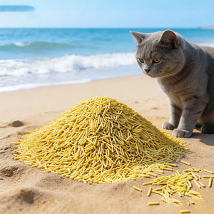 Natürliche Pflanzliche Tofu-Katzenstreu Superabsorbierende Klumpende Formel Staubarm Spülbar Biologisch Abbaubar Umweltfreundlich - Product Image 5