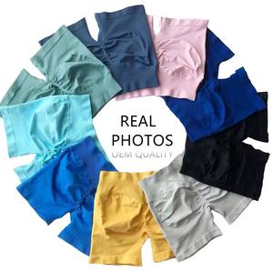 Shorts de sport athlétiques à taille haute en nylon à séchage rapide, compressifs, pour le fitness, le yoga, la gym et le cyclisme, personnalisables - Product Image 6