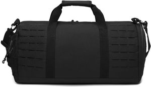 Sac de sport tactique en denim 40L grande capacité avec fermeture éclair pour homme – Idéal pour le quotidien et les voyages - Product Image 4
