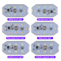 BRAD HearxinLED 7 couleurs capteur tactile sans fil lumière ambiante Auto intérieur magnétique intérieur atmosphère lampe