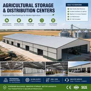 Entrepôt en structure métallique, bâtiment préfabriqué en acier économique pour le stockage <span class=keywords><strong>industriel</strong></span>, <span class=keywords><strong>prix</strong></span> direct usine - Product Image 1