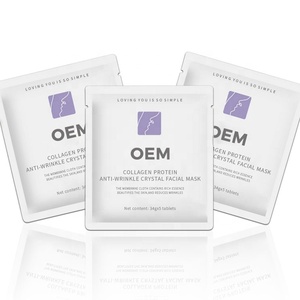 <span class=keywords><strong>Mascarilla</strong></span> Facial de Colágeno Bio Real, OEM/ODM, Hidratación <span class=keywords><strong>Intensa</strong></span> de la Piel, Rejuvenecimiento, Antienvejecimiento, Blanqueamiento, Mascarillas Faciales Orgánicas - Product Image 3