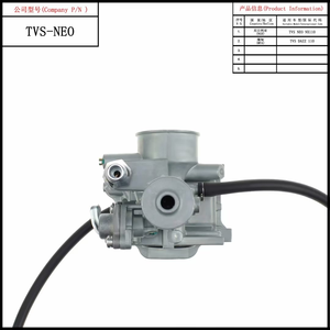 Carburador de Motocicleta de Alta Calidad, Sistema de Combustible, TVS NE0 NX110 <span class=keywords><strong>DAZZ</strong></span> 110 - Product Image 4