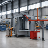 Augmenter la capacité de production : Système de peinture en poudre entièrement automatisé, ligne de fabrication industrielle, cabine de pulvérisation, four de cuisson de la poudre