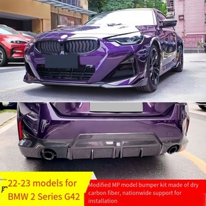 Adatto per la Nuova BMW Serie 2 <span class=keywords><strong>G42</strong></span> Versione Aggiornata con Materiale in Fibra di Carbonio e Kit Carrozzeria Completo - Product Image 2